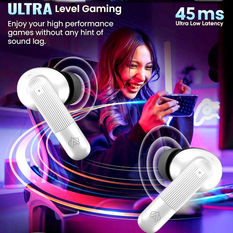 3D Spatial Audio, IPX5 Water Resistant and BT 5.4 TWS Earphones