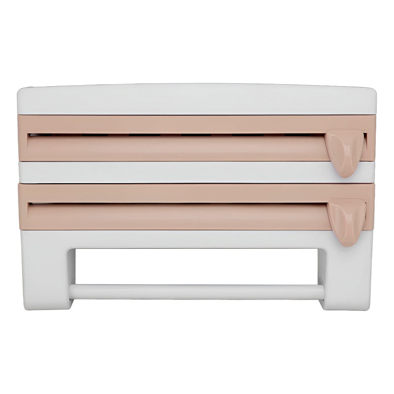 Mounted Kitchen Organizer Shelf with Foil Dispenser