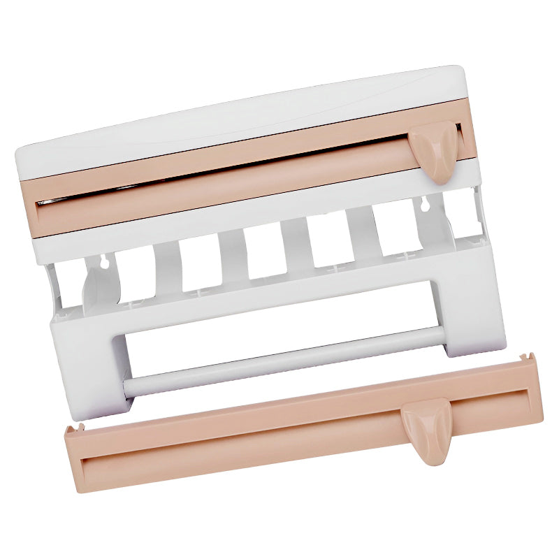 Mounted Kitchen Organizer Shelf with Foil Dispenser