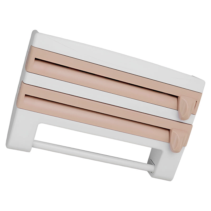 Mounted Kitchen Organizer Shelf with Foil Dispenser