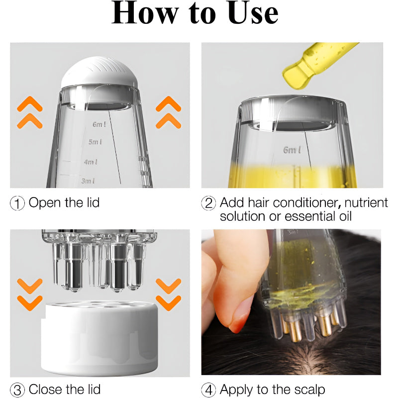 Comb with Ball Massage