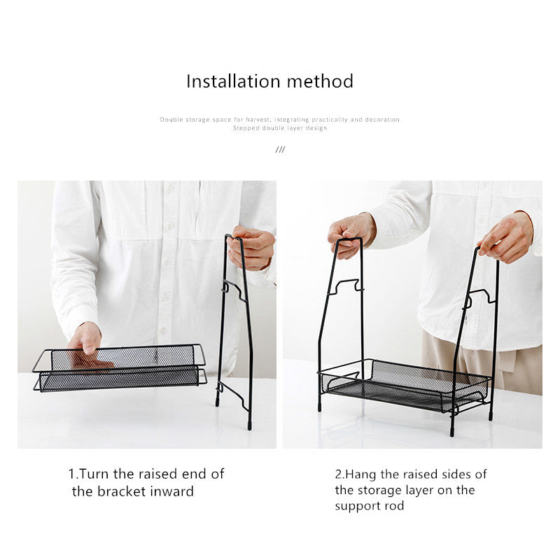 Portable Iron Organizer Shelf