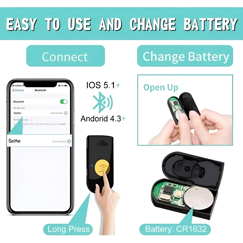 Selfie Stick Tripod with LED Fill Light and Detachable Remote,